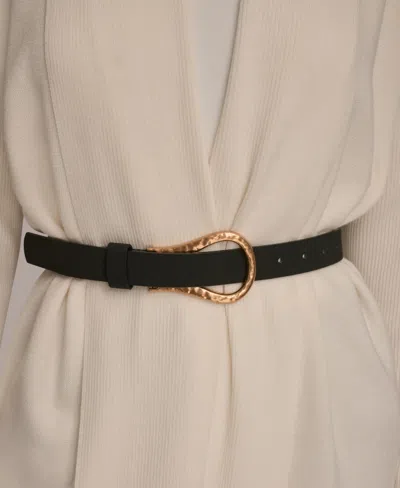 Donna Karan Women's Belted Open-front Cardigan In Neutral