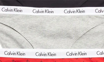Calvin Klein Pack Of 3 Assorted Bikinis In Multi