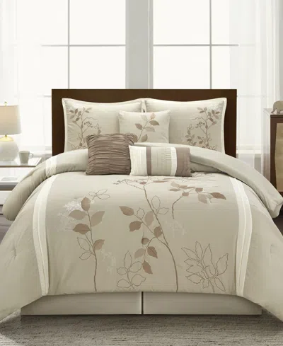 Stratford Park Lucy 7-pc. Comforter Set, California King In Neutral