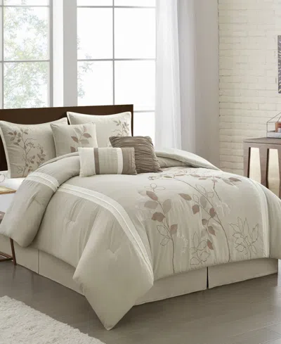 Stratford Park Lucy 7-pc. Comforter Set, California King In Neutral