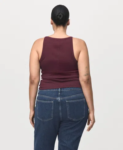 Mango Women's Matilda High-rise Straight Jeans In Blue