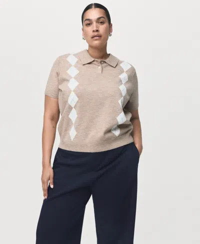 Mango Cotton Blend Pull-on Wide Leg Pants In Black