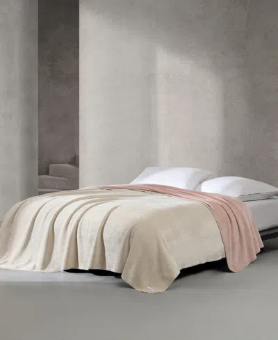 Calvin Klein Modern Solid Reversible Blanket, King In Neutral