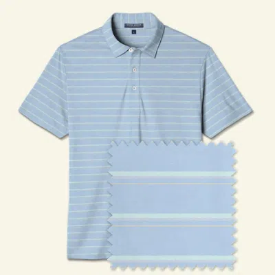 Over Under Men's Coastal Breeze Performance Polo In Blue