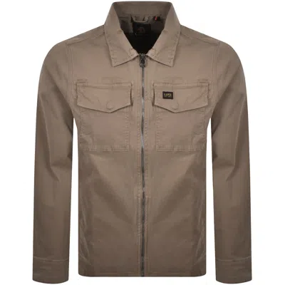Luke 1977 Conrith Overshirt Hard Nut Brown In Brown