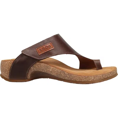 Taos Loop Toe Loop Sandal In Brown