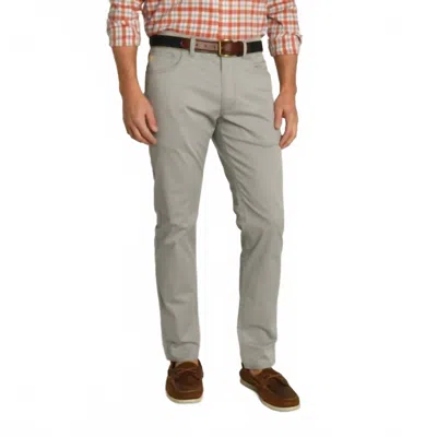 Duck Head Shoreline Twill 5 Pocket Pants In Limestone Gray In Multi