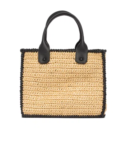 Valextra Logo Shoulder Bag In Brown