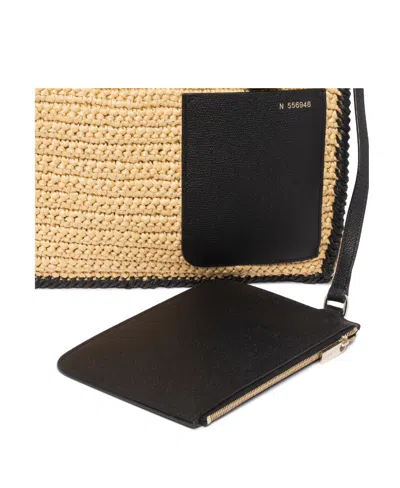 Valextra Logo Shoulder Bag In Brown