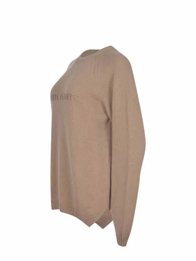 Alberta Ferretti Sweater Made Of Wool And Cashmere. In Multi