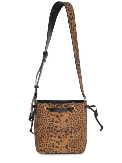 Pinko "mini Bucket" Bag In Brown