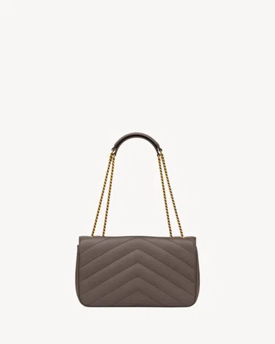 Saint Laurent Chevron Quilted Shoulder Bag With Chain Strap