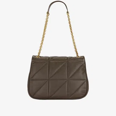 Saint Laurent Medium Shoulder Bag Featuring Chain Strap In Gray