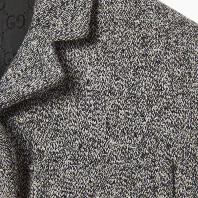 Gucci Collared Pocket Jacket In Gray