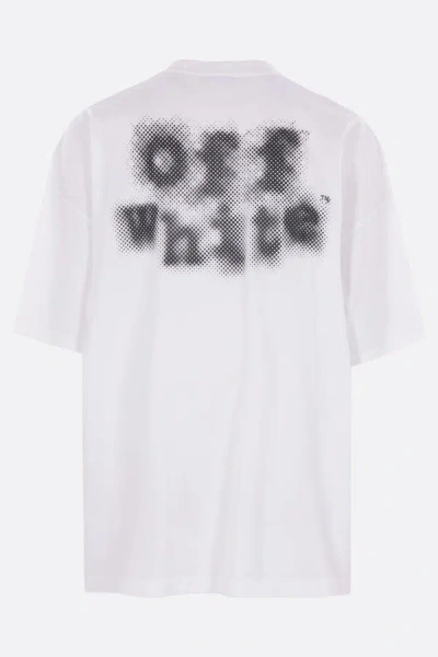 Off-white Graphic Print Crew Neck Short Sleeve T-shirt In White
