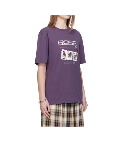 Martine Rose Classic T-shirt In Purple