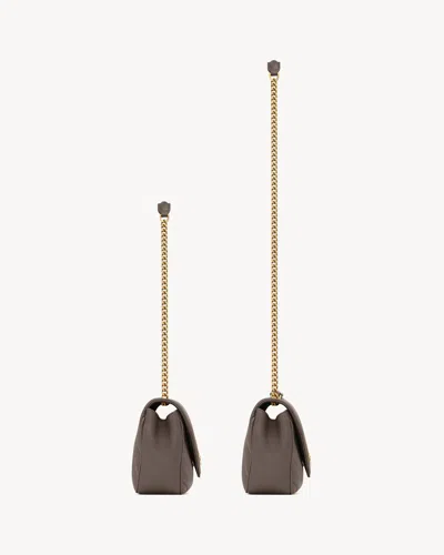 Saint Laurent Chevron Quilted Shoulder Bag With Chain Strap