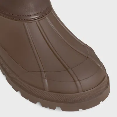 Celine Riley High Boot In Nylon And Calfskin In Multi