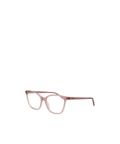 Gucci Pink-pink-transparent Recycled Acetate Glasses In Pink