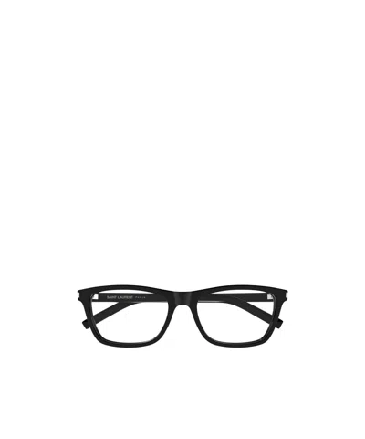 Saint Laurent Full-frame Plain Mirror In Black