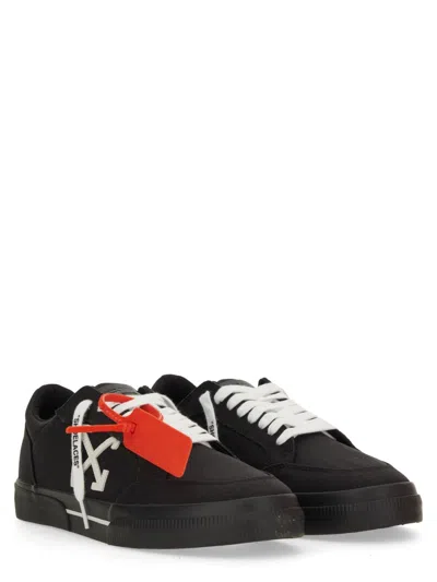 Off-white "low Vulcanized" Sneaker In Black