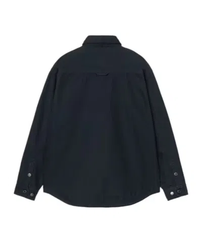 Carhartt Selby Shirt Jac Cotton Canvas Casual Blue In Blue