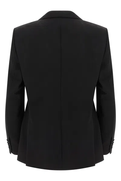 Dolce & Gabbana Double-breasted Sicilia Jacket In Black