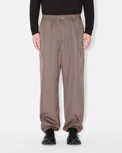 Kenzo Comfortable Trousers Featuring Multiple Pockets In Brown