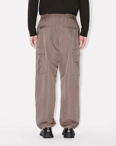 Kenzo Comfortable Trousers Featuring Multiple Pockets In Brown