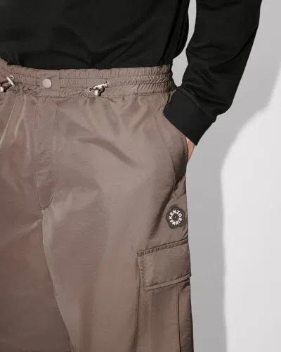 Kenzo Comfortable Trousers Featuring Multiple Pockets In Brown