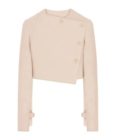 Courrèges Button Jacket In Pink