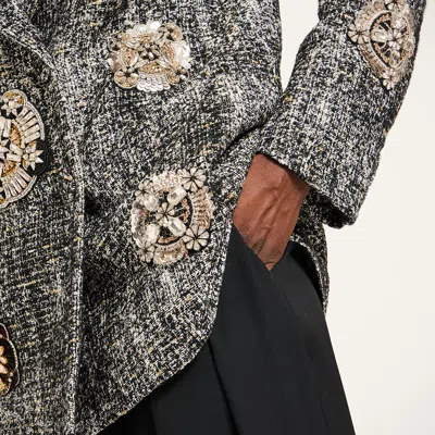 La Doublej Jagger Jacket In Gray