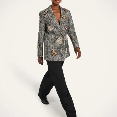 La Doublej Jagger Jacket In Gray