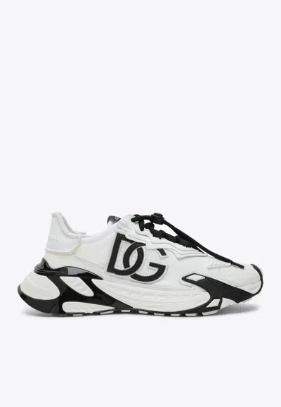 Dolce & Gabbana Sneaker Day Faster Black And White In White