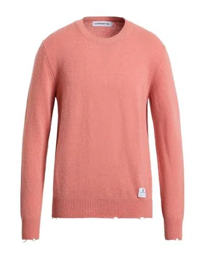 Department Five Department 5 Man Sweater Antique Rose Size M Virgin Wool In Pink
