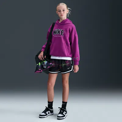 Nike Dna Big Kids' (boys') Dri-fit 5" Basketball Shorts In Purple