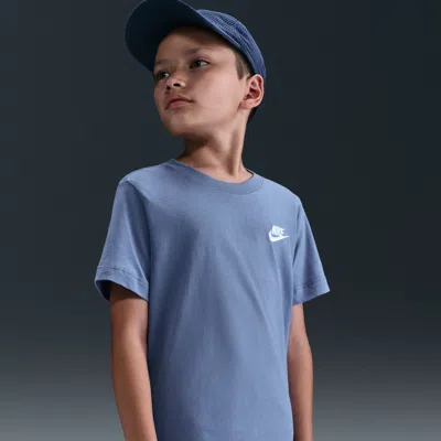 Nike Sportswear Big Kids' T-shirt In Blue