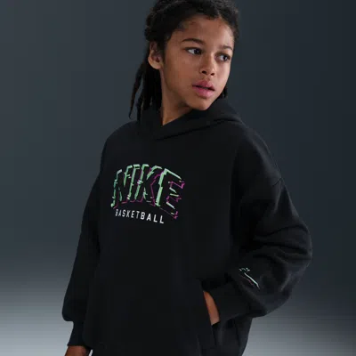 Nike Culture Of Basketball Big Kids' Pullover Fleece Hoodie In Green