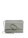 AG Alix Soft Flap Leather Chain Clutch