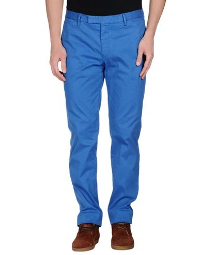 Emporio Armani Casual Pants In Bright Blue
