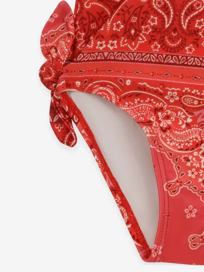 Zimmermann Lucky Kids Tie Front One Piece In Multi