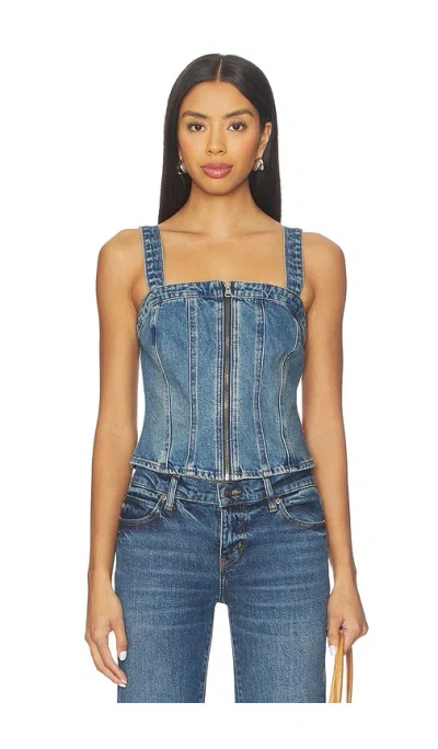 Levi's Top And Body Woman Levis 001w4-0001 Ophelia Floral In Blue