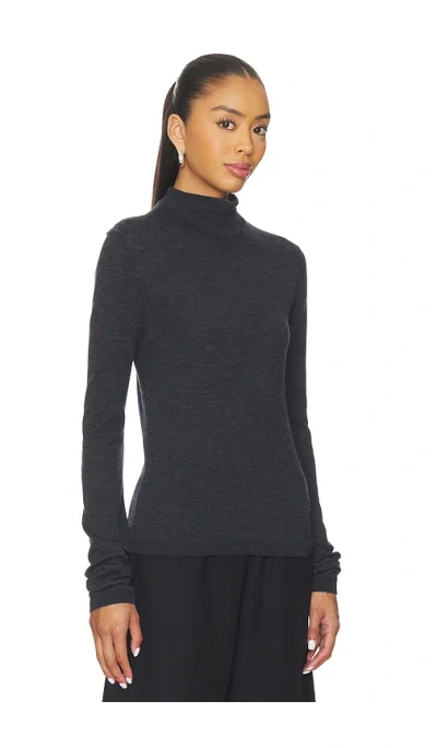 Eaves Cosette Knit Mockneck In Blue