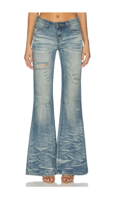 Jaded London Drift Flare In Blue