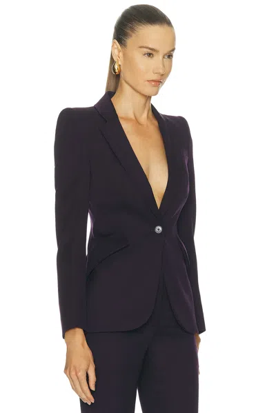 Alexander Mcqueen Classic Single-breasted Suiting Blazer In Black