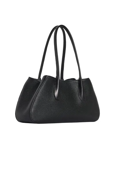 The Row Alger Geometric Shoulder Bag In Leather