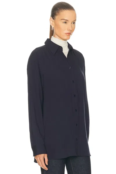 Totême Classic Fluid Shirt In Blue