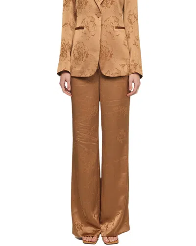 Misa Los Angeles Remi Pant In Brown
