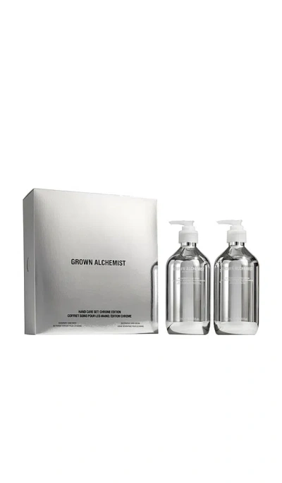 Grown Alchemist Hand Care Set Chrome Edition In Transparent
