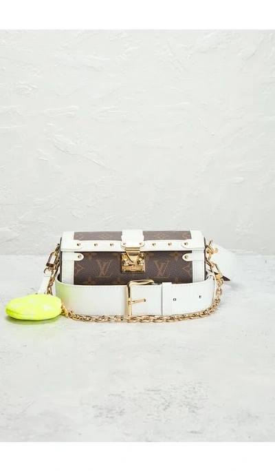 Fwrd Renew Louis Vuitton Monogram Papillon Trunk Shoulder Bag In Brown